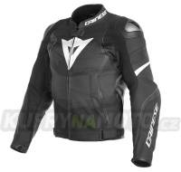 Moto bunda DAINESE AVRO 4 LEATHER matná černo/bílá