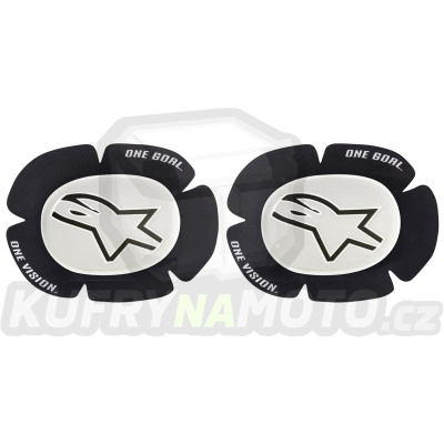slidery GP SPORT EVO, ALPINESTARS (bílá/černá, pár) 2024