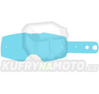 strhávací slídy plexi pro brýle OAKLEY řady FRONT LINE, Q-TECH (10 vrstev v balení, čiré)
