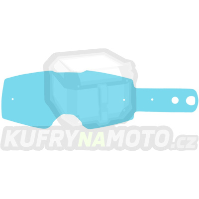 strhávací slídy plexi pro brýle OAKLEY řady FRONT LINE, Q-TECH (10 vrstev v balení, čiré)