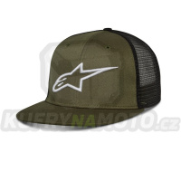 kšiltovka CORP TRUCKER, ALPINESTARS (zelená/černá)