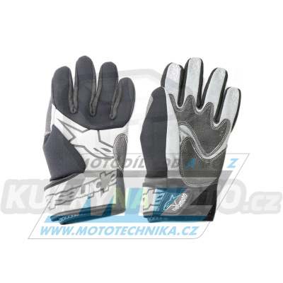 Rukavice Alpinestars Neopren - černo-šedé - velikost XS