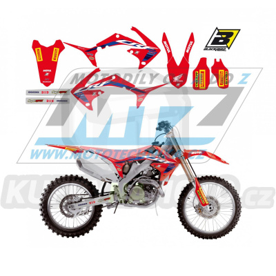 Polepy na motocykl (sada polepů Graphics) Honda CRF250R / 10-13 + CRF450R / 09-12 - typ polepů Replica Team HRC