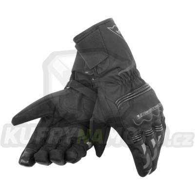 Moto rukavice DAINESE TEMPEST UNISEX D-DRY LONG černé
