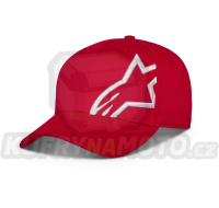 kšiltovka CORP SNAP 2 HAT, ALPINESTARS (červená/bílá)