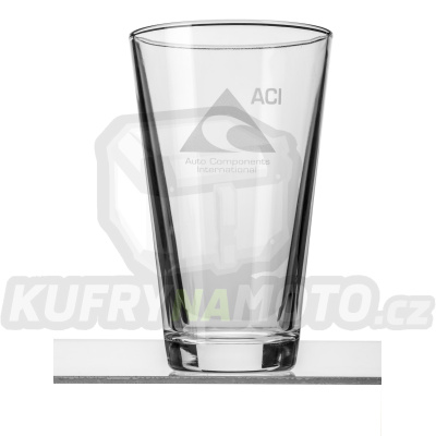 sklenička s logem ACI, objem 0,3 L