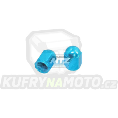 Čepičky ventilku NUT - barva modrá