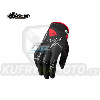 Rukavice motokros UFO SKILL ADRENALINE - černé - velikost XXL