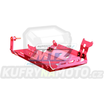 Kryt pod motor hliníkový Dual Sport -  Suzuki DL1000 V-Strom / 14-16 - barva červená