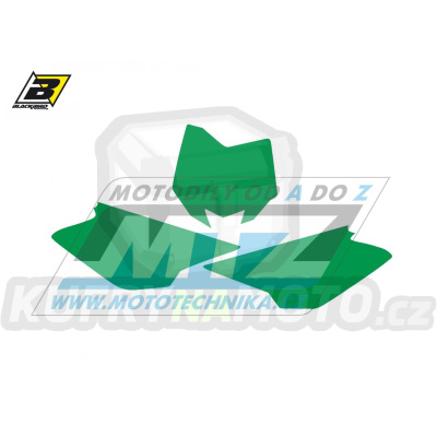 Polepy číslových tabulek (vystřižené) - Husqvarna CR125+CR250 / 05 - barva zelená