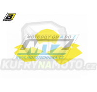 Polepy číslových tabulek (vystřižené) - Husqvarna TE400+TE570 / 01-04 - barva žlutá
