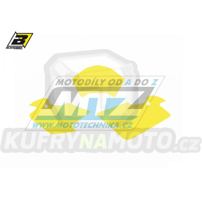 Polepy číslových tabulek (vystřižené) - Husqvarna TE400+TE570 / 01-04 - barva žlutá