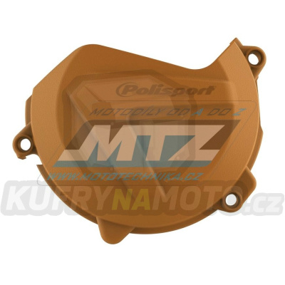 Kryt spojkového víka KTM 450SXF+450XCF / 16-22 + 450EXCF+450XCFW / 17-23 + Husqvarna FC450+FS450 / 16-22 + FE450+FE501+FX450 / 17-23 - barva tmavě oranžová