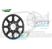 Rozeta ocelová (převodník) 0801-48zubů ESJOT 50-13009-48 - Suzuki A50+AP50 + DR50+DRZ110 + RM50+RV50+TS50 + FR50+FR70+ALT50+LT50 + Kawasaki AE50+AR50+AE80+AR80 + KLX110 + Z125 Pro + pitbike + čínské čtyřkolky