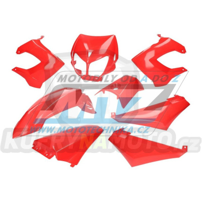 Sada plastů Derbi 50 Senda X-Treme / 00-10 + 50R XTreme / 00-10 + 50SM / 00-05 - barva červená