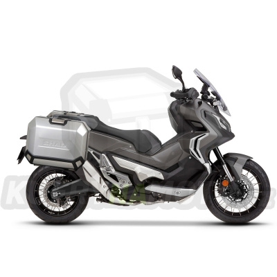 Kompletní sada bočních hliníkových kufrů SHAD TERRA 47L/47L, včetně montážní sady SHAD HONDA X-ADV 750