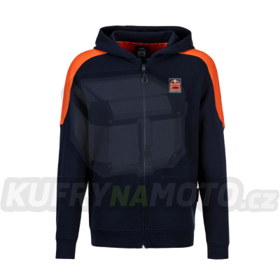 Mikina na zip KTM Red Bull Racing GRID tmavě modrá KTM25002