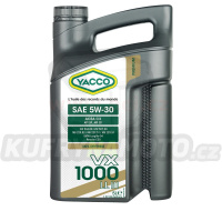 Motorový olej YACCO VX 1000 LL III 5W30, 5 L