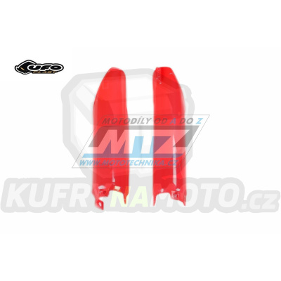 Kryty předních vidlic Honda CR125+CR250+CR500 / 91-07 + CRF250R / 04-13 + CRF450R / 02-08 + Gas-Gas EC125+EC250+EC300+ECF450 + TM MX+MXF+EN+ENF - barva červená (červená Honda 1992-1999)