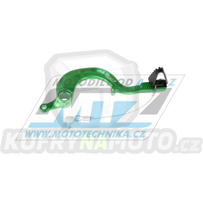 Pedál brzdy Kawasaki KX125 / 04-08 - zelený