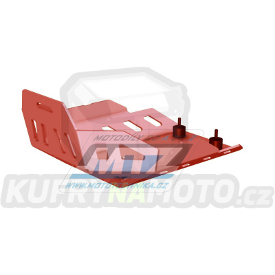 Kryt pod motor hliníkový Dual Sport - BMW G310GS / 16-23 - barva červená