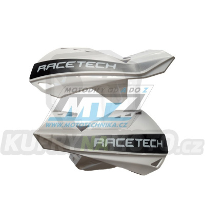 Kryty páček Racetech Paramani Dual Cross/Enduro - bílé