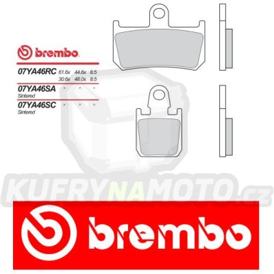 Brzdové destičky Brembo YAMAHA YZF R1 1000 r.v. Od 07 -  směs SA Přední