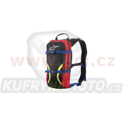 hydrobag IGUANA, ALPINESTARS (černá/modrá/červená/žlutá fluo, celkový objem 6 l, objem hydrobagu 1,5 l) 2024