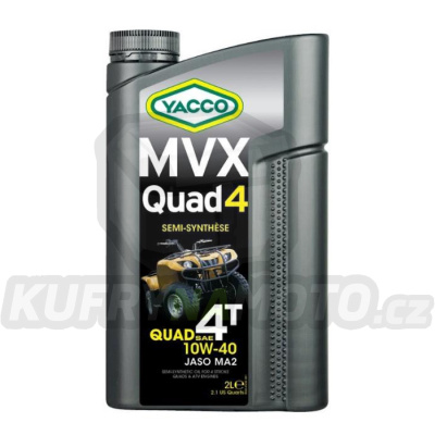 Motorový olej YACCO MVX QUAD 4T 10W40, YACCO (2 l)