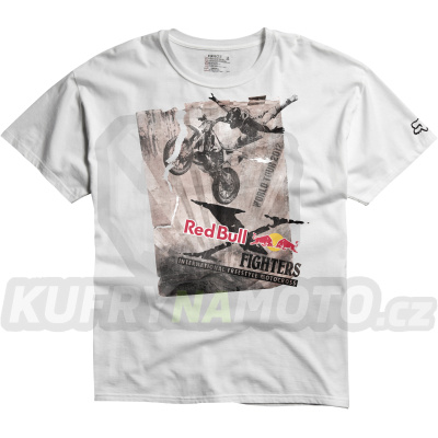 Tričko pánské FOX Red Bull Posterized Tour bílé