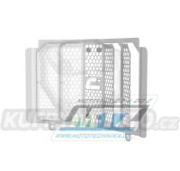 Kryty chladičů ocelové Dual Sport - Ducati DesertX 937 / 22 - barva stříbrná (Brushed Steel)