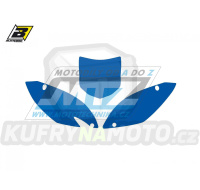 Polepy číslových tabulek (vystřižené) - Kawasaki KXF250 / 09-12 - barva modrá
