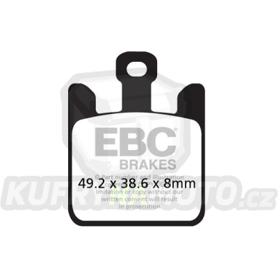 Brzdové destičky EBC EPFA369/4HH
