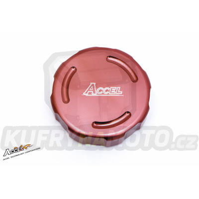 ACCEL kryt pumpy brzdové barva červený