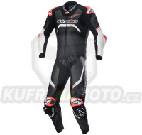 jednodílná kombinéza GP TECH 4, TECH-AIR kompatibilní, ALPINESTARS (černá/bílá/červená fluo) 2024