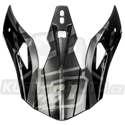 kšilt pro přilby X1.9 a X1.9D, ZED (černá/šedá)