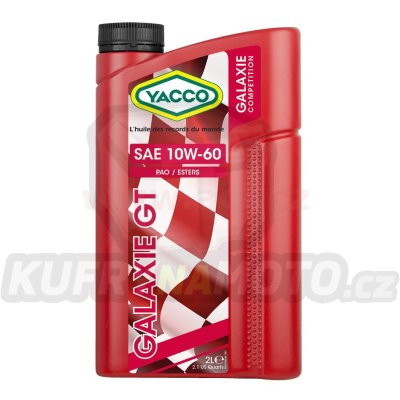 Motorový olej YACCO GALAXIE GT 10W60, 2 L