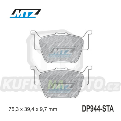Destičky brzdové DP944-STA - směs Standard