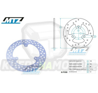 Kotouč brzdový MTZ Classic - KTM 60SX / 97-99 + 65SX / 00-03 (zubatý design)