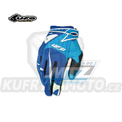 Rukavice motokros UFO EXUS - modré - velikost M