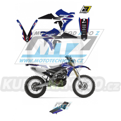 Polepy s potahem sedla (sada polepů a potah sedla Dream) - Yamaha WRF250 / 15-19 + WRF450 / 16-18 - typ polepů Dream4