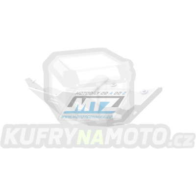 Kryt pod motor hliníkový Dual Sport - Kawasaki KLR650 / 08-15 - barva bílá
