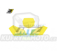 Polepy číslových tabulek (vystřižené) - Suzuki RMZ450 / 05-07 - barva žlutá
