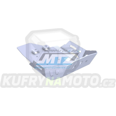 Kryt pod motor hliníkový Dual Sport - Triumph Tiger 800 XC+XCX+XR / 11-16 - barva stříbrná Ice Polished