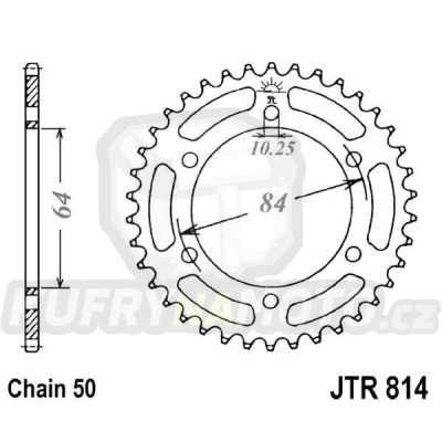 Řetězová rozeta JT JTR 814-42 42 zubů, 530
