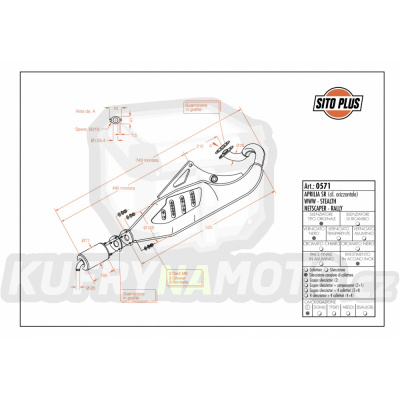 Výfuk Leo Vince Aprilia SR 50 NETSCAPER air cooled 1997 - 2000 SITOPLUS LVKN27-0571