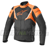 bunda T-JAWS V3 WATERPROOF, ALPINESTARS (oranžová/černá) 2024