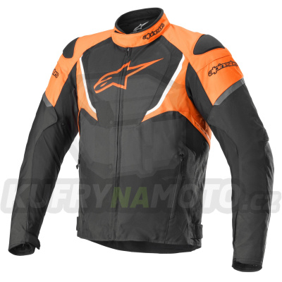 bunda T-JAWS V3 WATERPROOF, ALPINESTARS (oranžová/černá) 2024