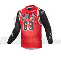 dres RACER limitovaná edice ACUMEN, ALPINESTARS, dětský (červená/černá/bílá) 2023