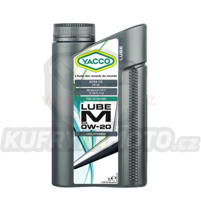 Motorový olej YACCO LUBE M 0W20, 1 L